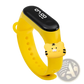 Kids Led Digital Sports Watch Waterproof Silicone Animal Charm