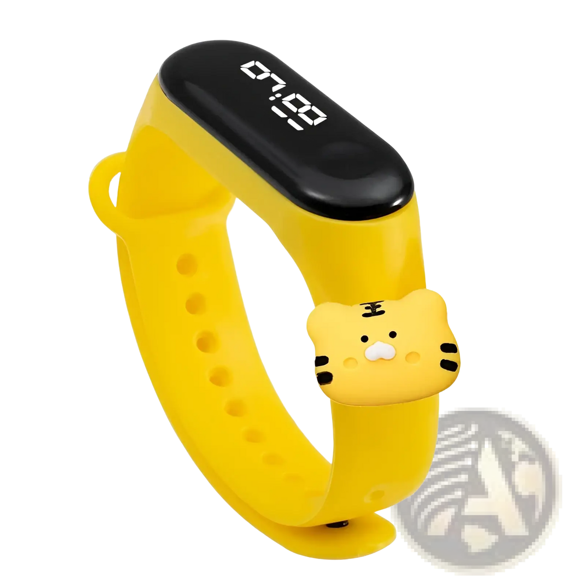Kids Led Digital Sports Watch Waterproof Silicone Animal Charm