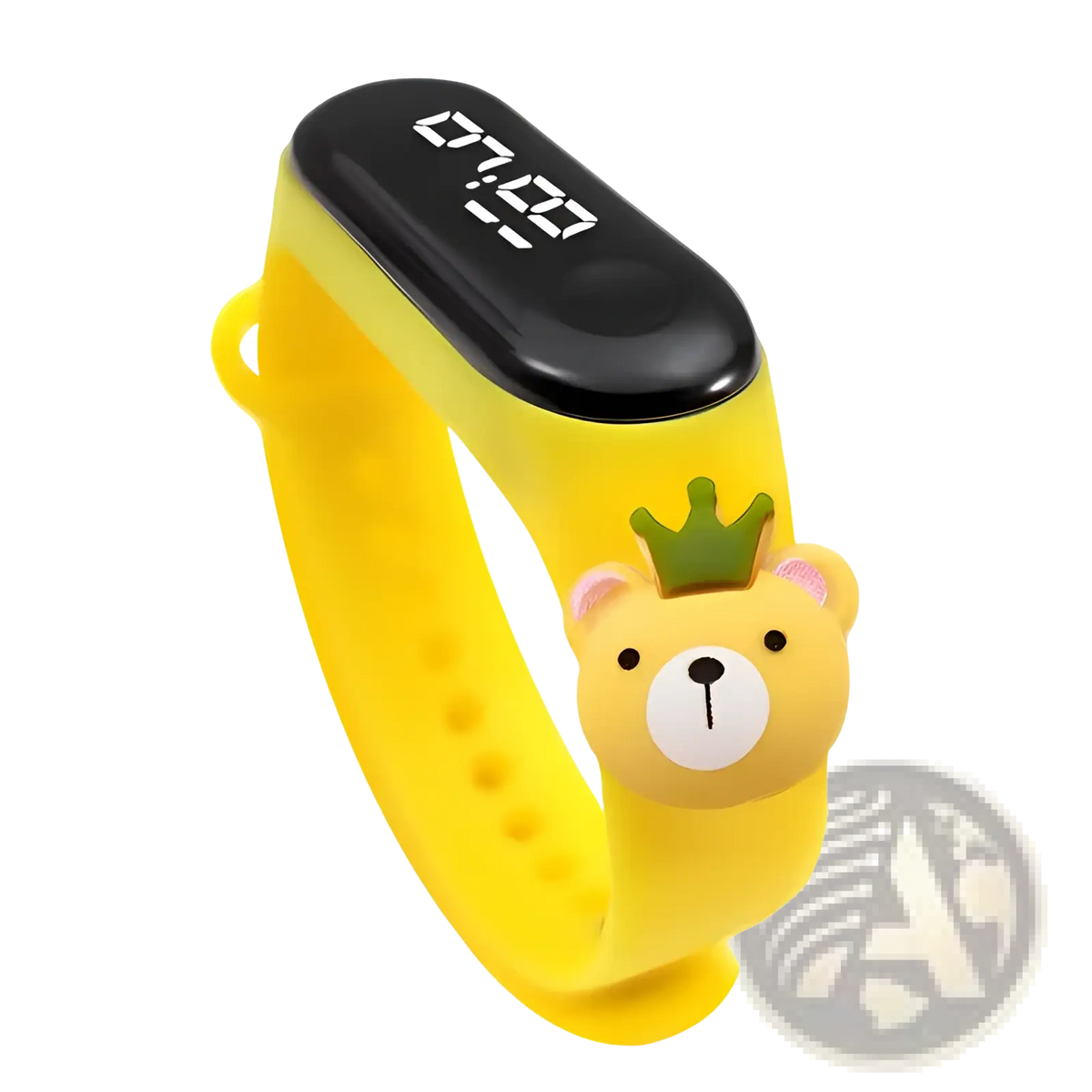 Kids Led Digital Sports Watch Waterproof Silicone Animal Charm