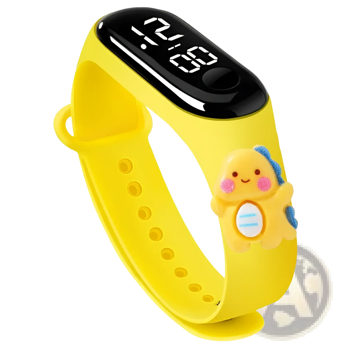 Kids Led Digital Sports Watch Waterproof Silicone Animal Charm