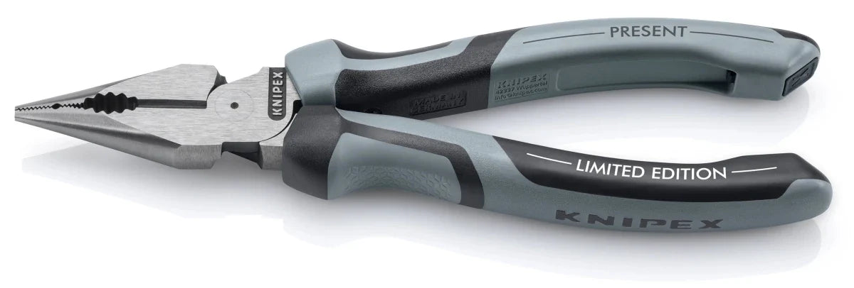 KNIPEX Eras 3 "Present" Edition 7-1/4" Needle-Nose Combination Pliers (08 22 185 S01)