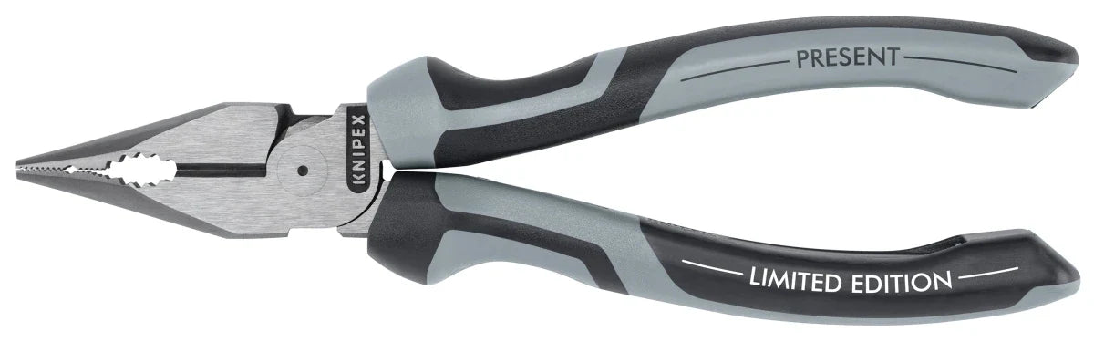 KNIPEX Eras 3 "Present" Edition 7-1/4" Needle-Nose Combination Pliers (08 22 185 S01)