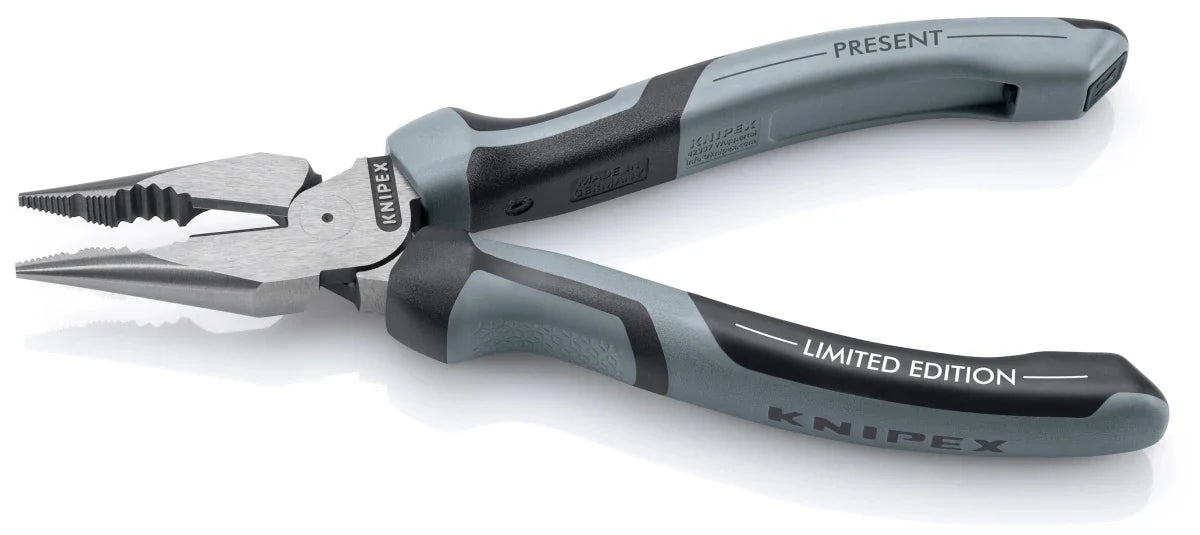 KNIPEX Eras 3 "Present" Edition 7-1/4" Needle-Nose Combination Pliers (08 22 185 S01)
