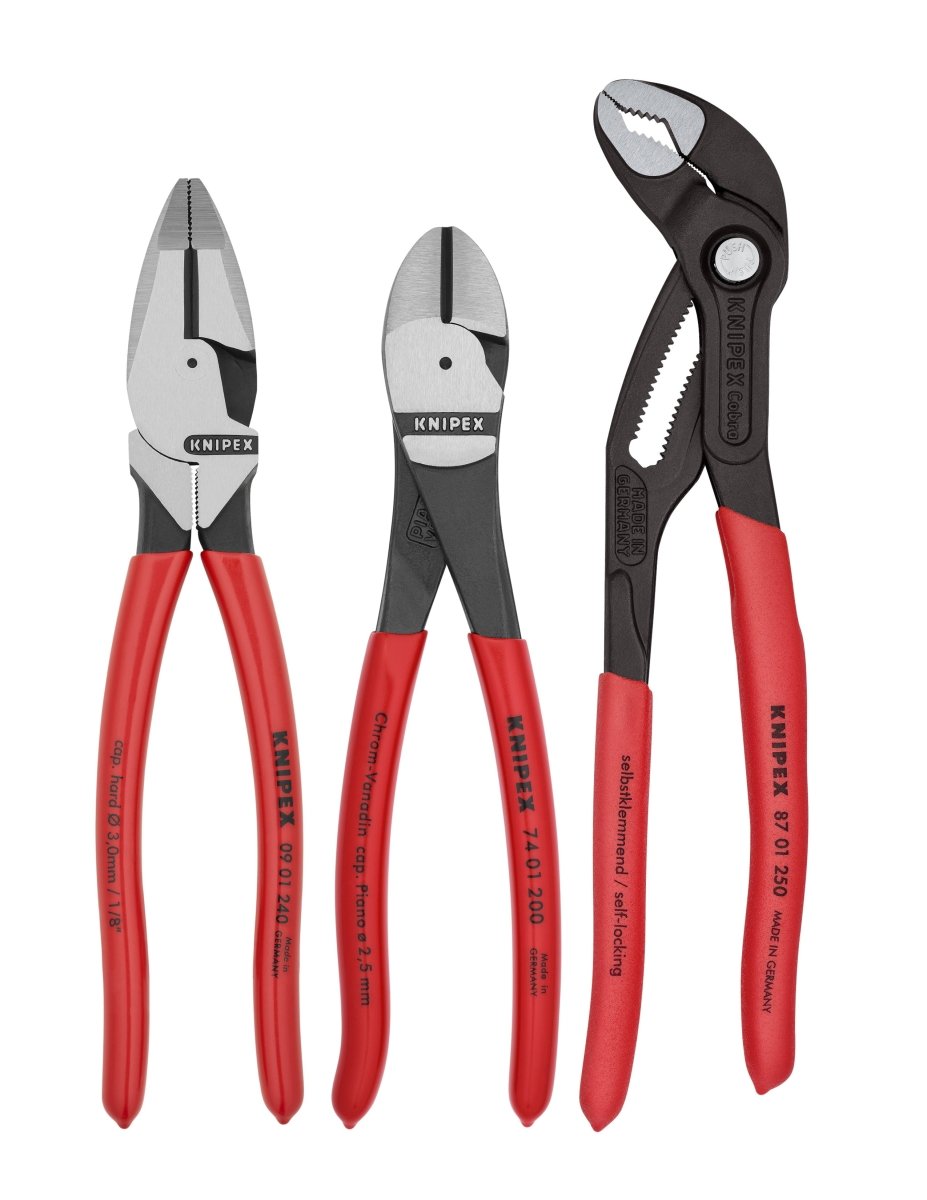 Knipex Pro Pliers Set 3 Piece 9K 00 80 157 US