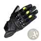 Leather Motorcycle Racing Gloves Ventilated Padding