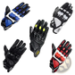 Leather Motorcycle Racing Gloves Ventilated Padding