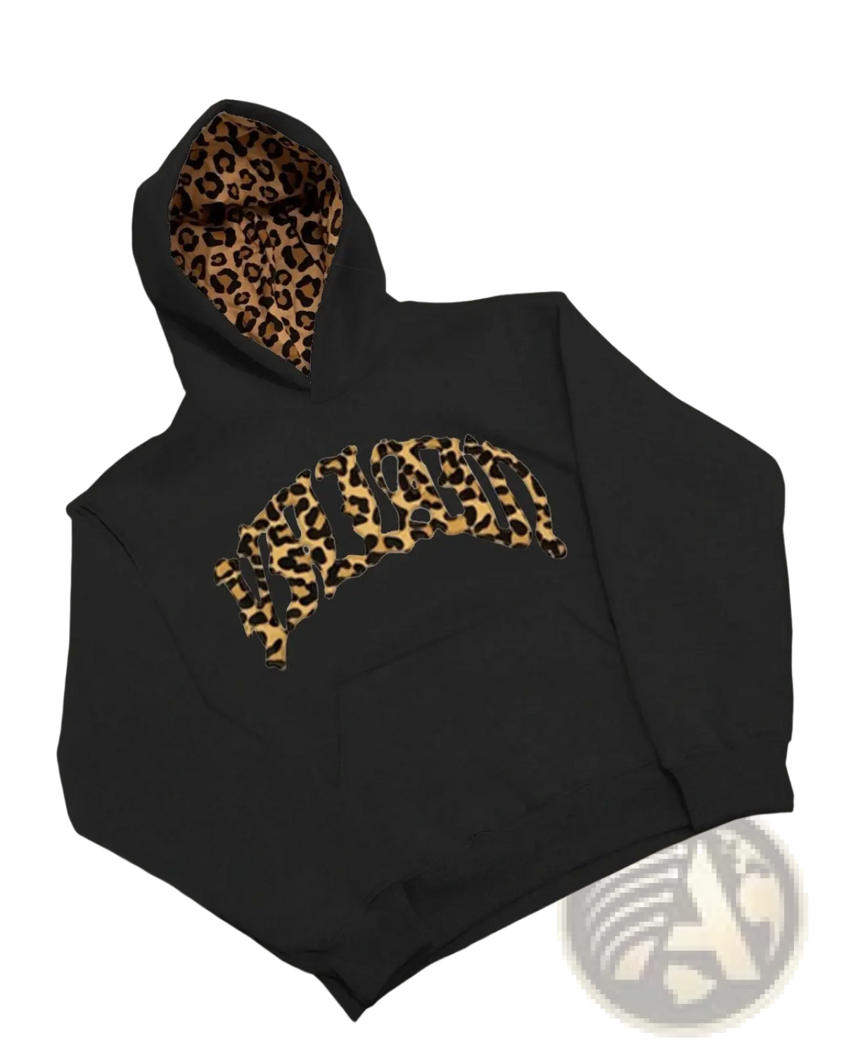 Leopard Print Hoodie and Sweatpants Set