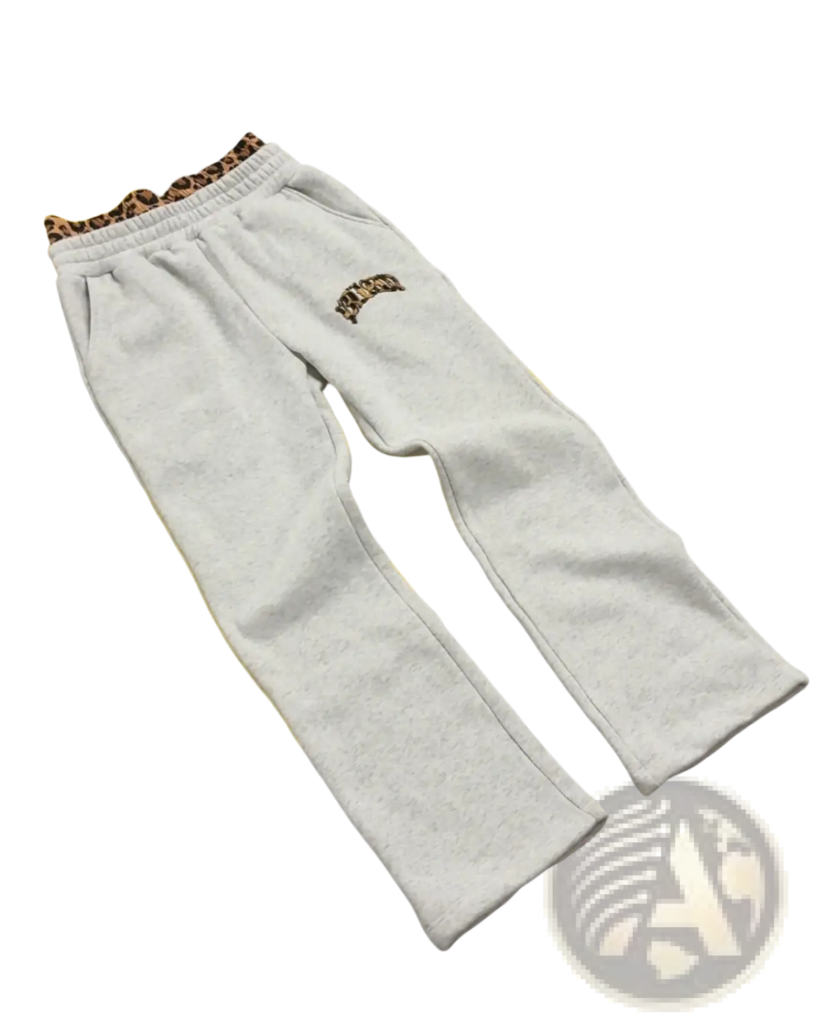 Leopard Print Hoodie and Sweatpants Set