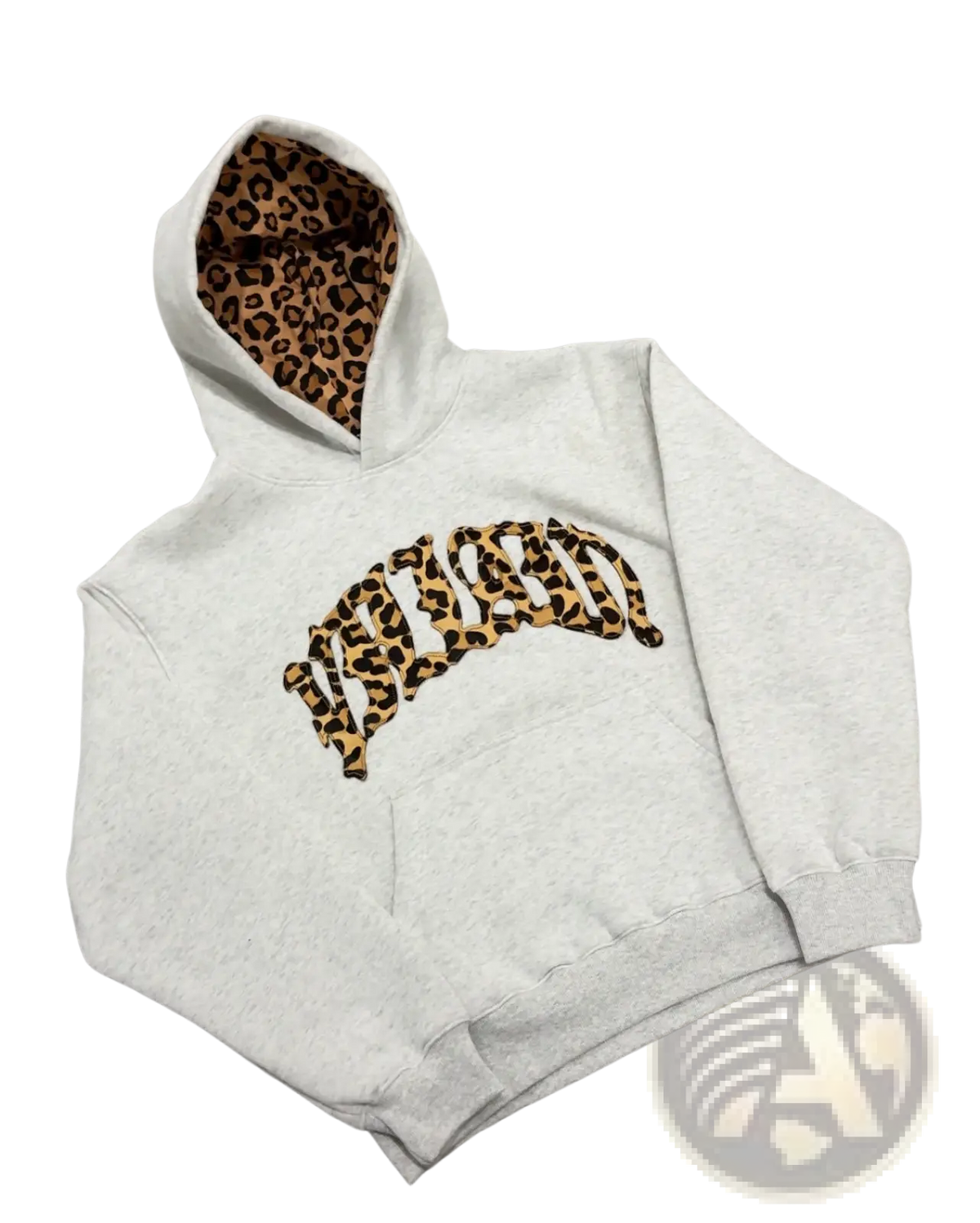 Leopard Print Hoodie and Sweatpants Set