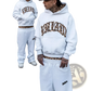 Leopard Print Hoodie and Sweatpants Set