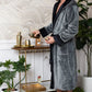 Men’s Robe with Hood – Ultra-Soft Plush Comfort for Everyday Use