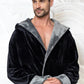 Men’s Robe with Hood – Ultra-Soft Plush Comfort for Everyday Use