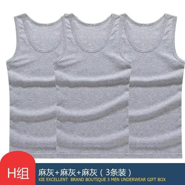 Men's Soft Cotton Sleeveless Muscle Tank Top O-Neck