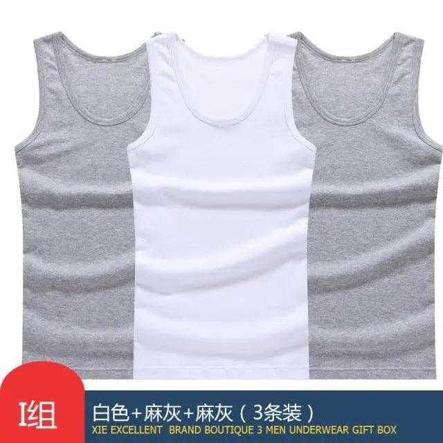 Men's Soft Cotton Sleeveless Muscle Tank Top O-Neck