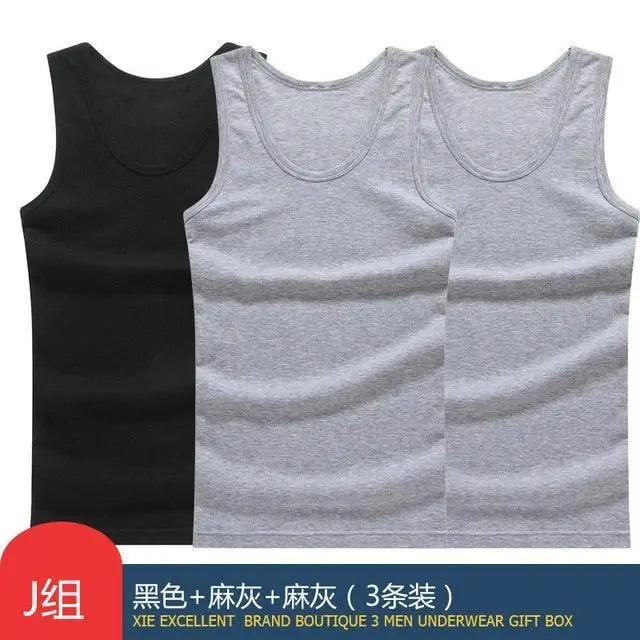 Men's Soft Cotton Sleeveless Muscle Tank Top O-Neck