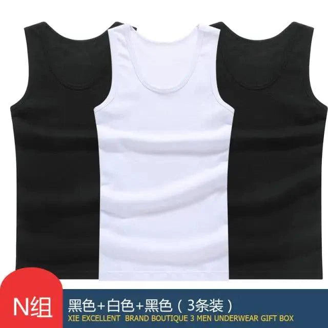 Men's Soft Cotton Sleeveless Muscle Tank Top O-Neck