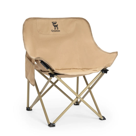 Folding Carbon Steel Camping Chair for Adults Kids