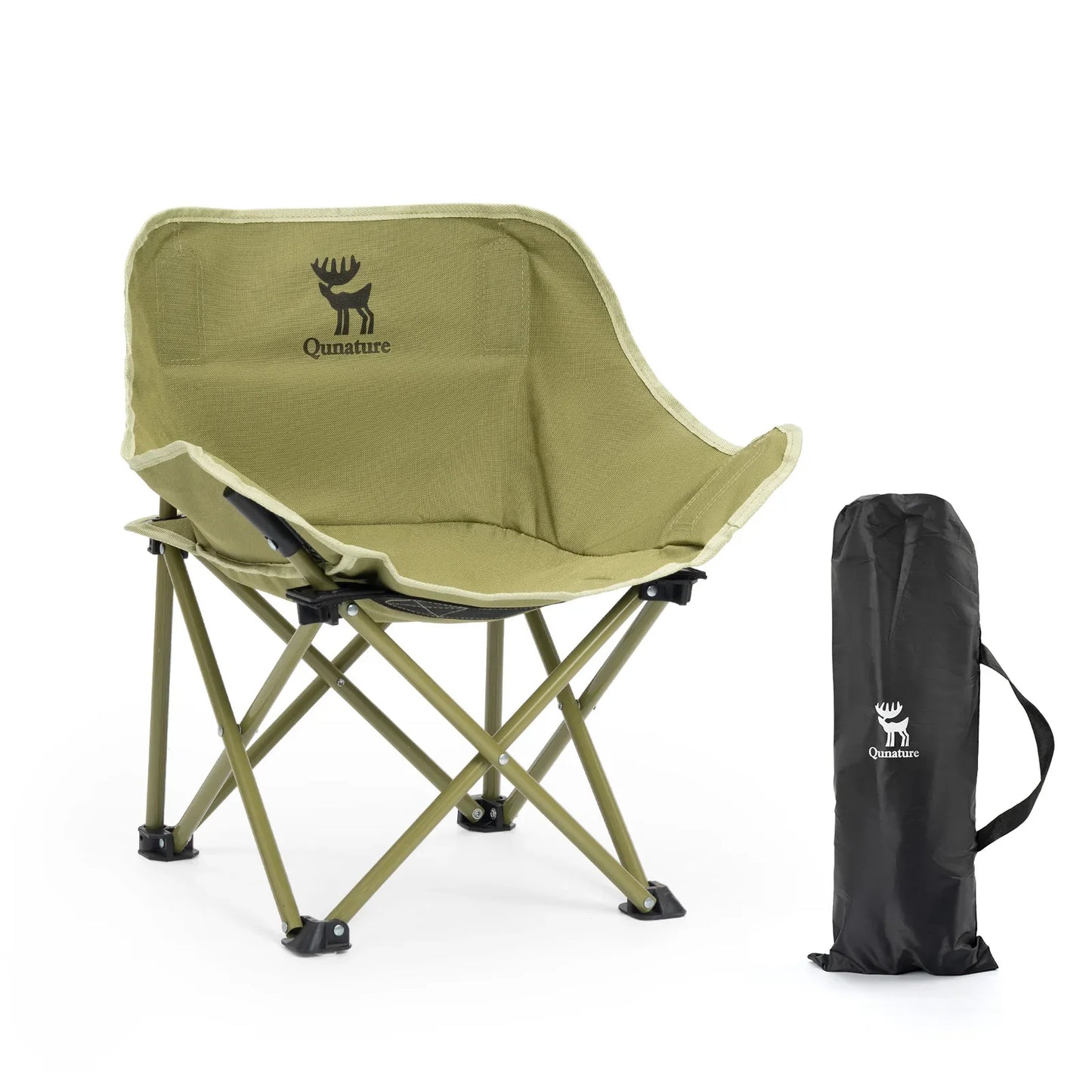 Folding Carbon Steel Camping Chair for Adults Kids