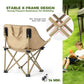 Folding Carbon Steel Camping Chair for Adults Kids