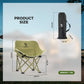 Folding Carbon Steel Camping Chair for Adults Kids