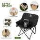 Folding Carbon Steel Camping Chair for Adults Kids