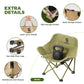 Folding Carbon Steel Camping Chair for Adults Kids