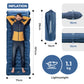 Ultra-Light Inflatable Sleeping Pad with Built-In Pillow
