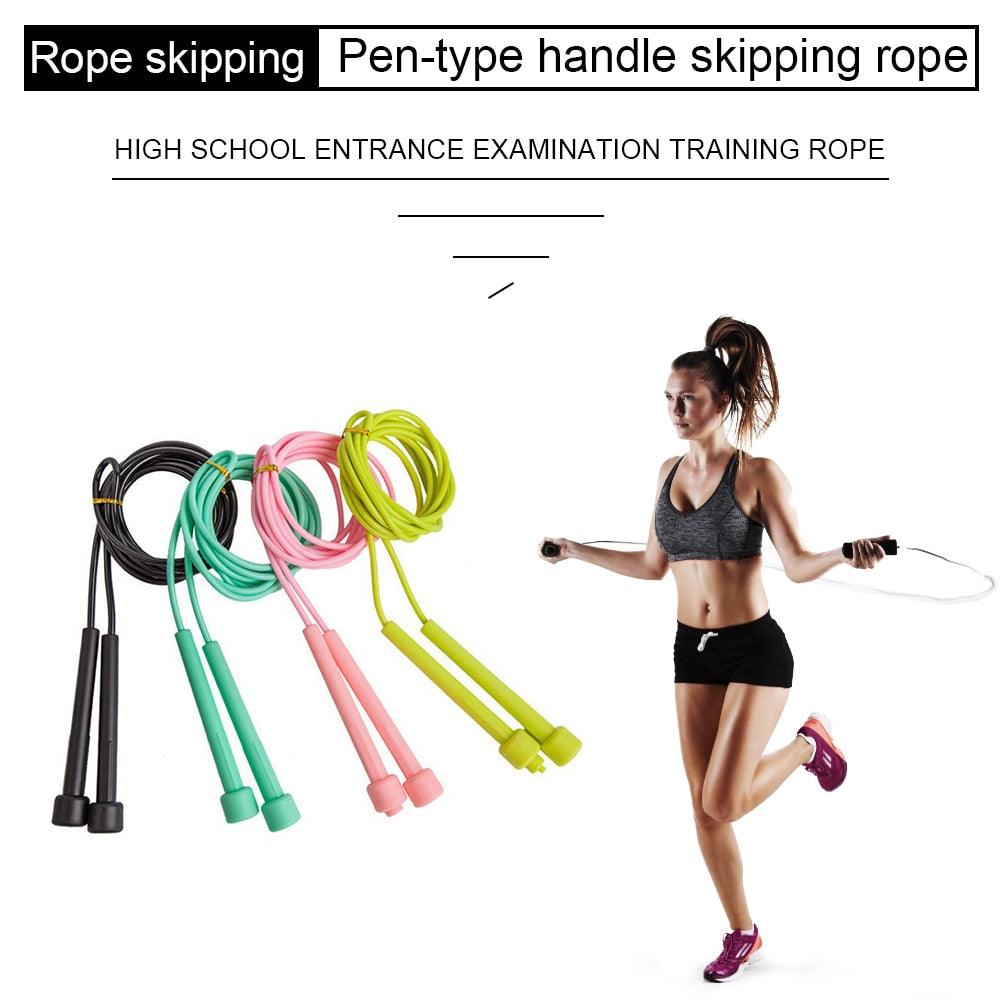 Adjustable PVC Speed Jump Rope for Fitness Exercise