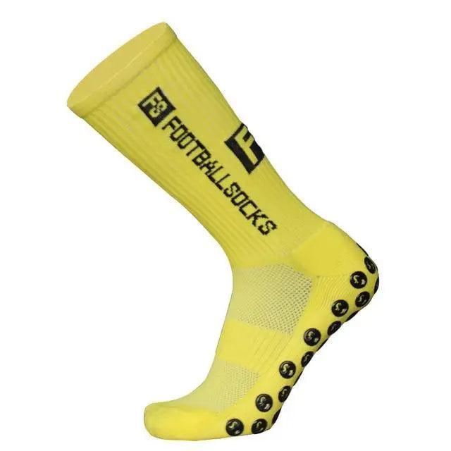 Men's Anti-Slip Cotton Soccer Grip Sports Socks Breathable