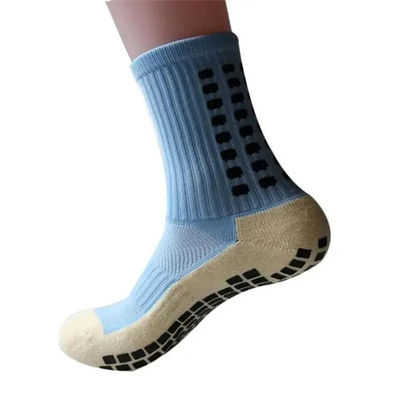 Men's Anti-Slip Cotton Soccer Grip Sports Socks Breathable