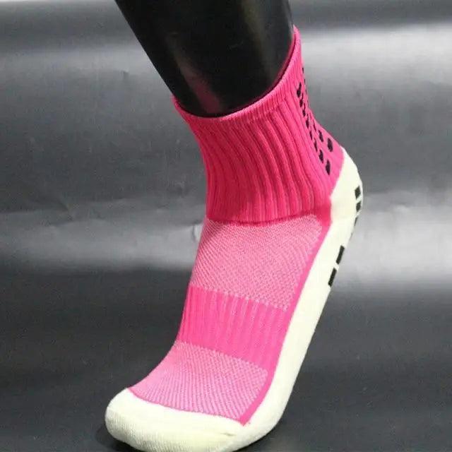 Men's Anti-Slip Cotton Soccer Grip Sports Socks Breathable