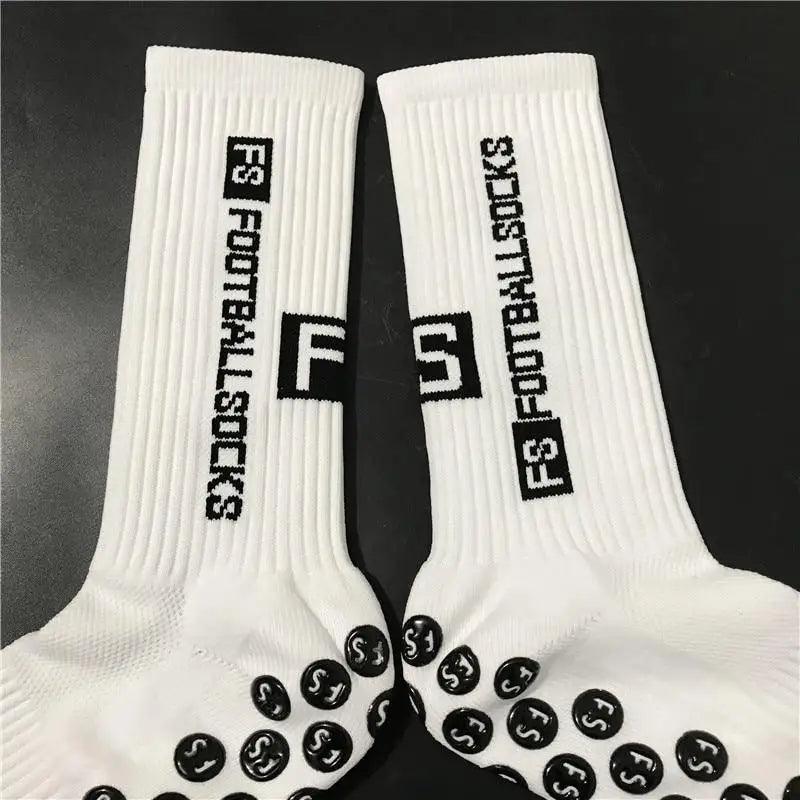 Men's Anti-Slip Cotton Soccer Grip Sports Socks Breathable