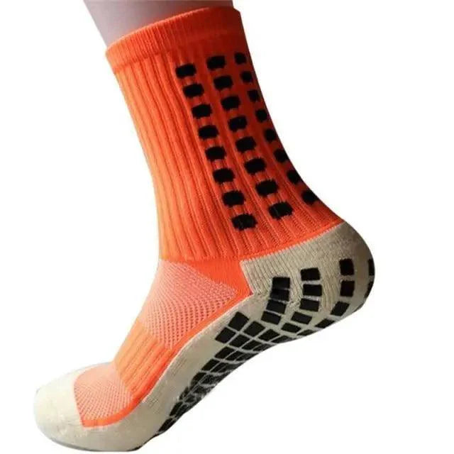 Men's Anti-Slip Cotton Soccer Grip Sports Socks Breathable