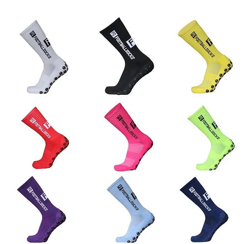 Men's Anti-Slip Cotton Soccer Grip Sports Socks Breathable