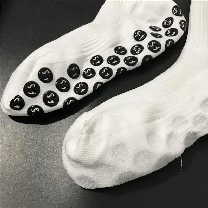 Men's Anti-Slip Cotton Soccer Grip Sports Socks Breathable