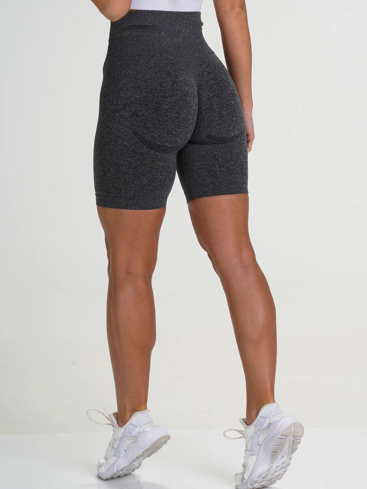 Women's Seamless High Waist Fitness Shorts Ultra Soft Leggings