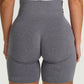 Women's Seamless High Waist Fitness Shorts Ultra Soft Leggings
