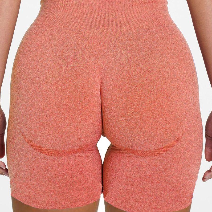 Women's Seamless High Waist Fitness Shorts Ultra Soft Leggings