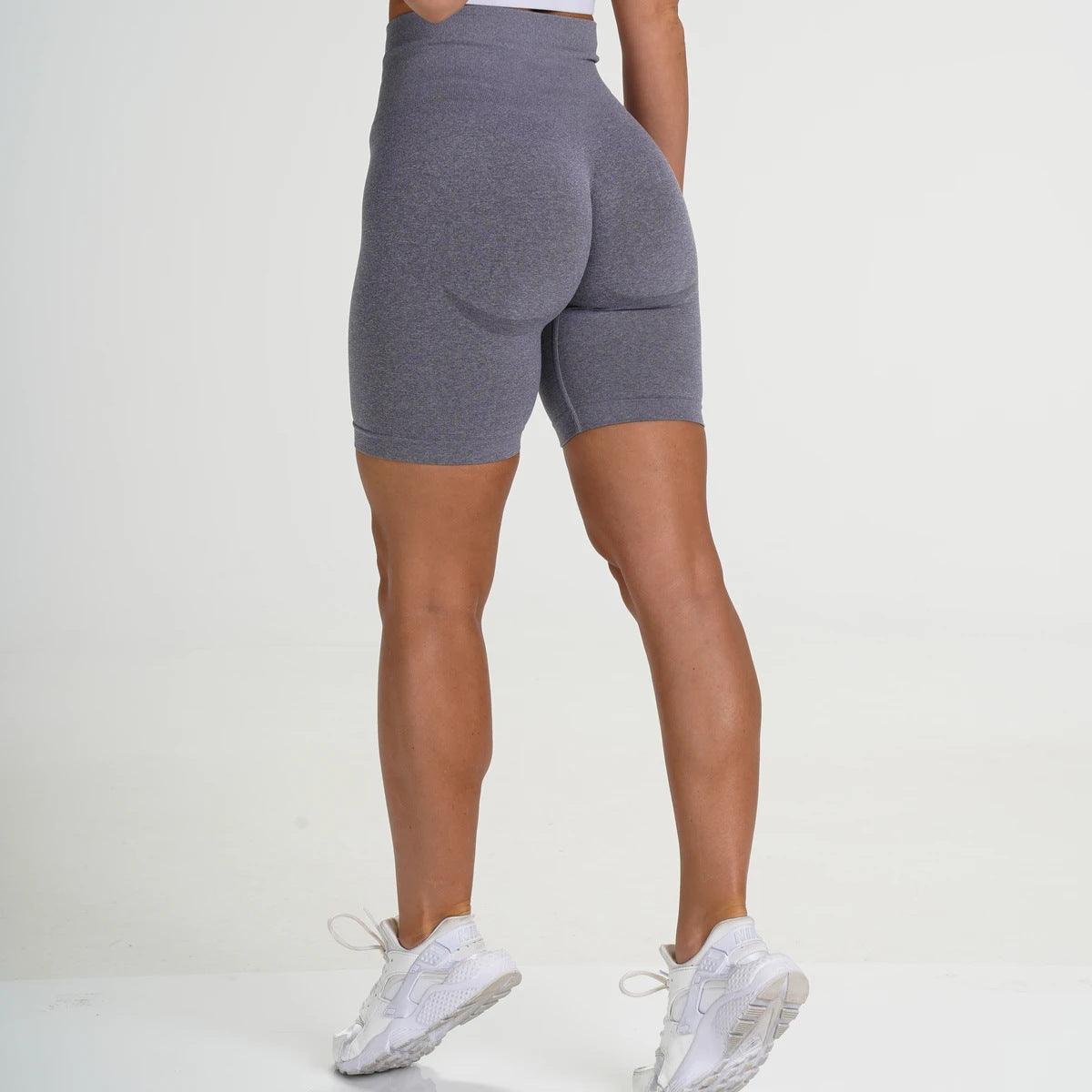 Women's Seamless High Waist Fitness Shorts Ultra Soft Leggings