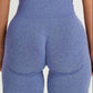 Women's Seamless High Waist Fitness Shorts Ultra Soft Leggings