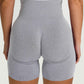 Women's Seamless High Waist Fitness Shorts Ultra Soft Leggings