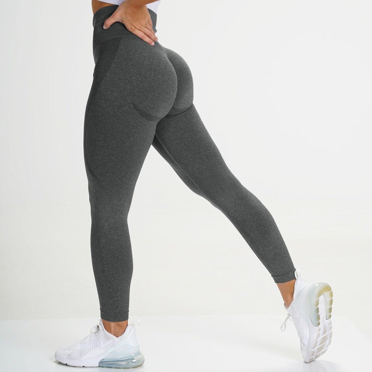 Women's Seamless High Waist Fitness Shorts Ultra Soft Leggings