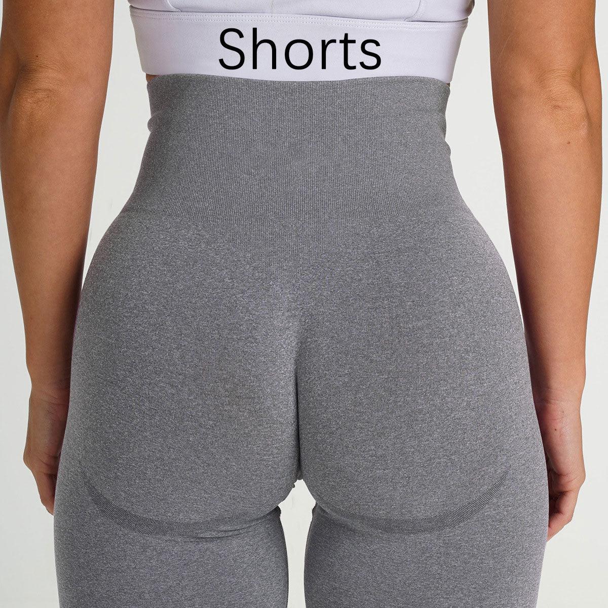 Women's Seamless High Waist Fitness Shorts Ultra Soft Leggings