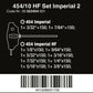 Wera 454/10 HF Set 2 Hex-Plus T-Handle Screwdriver Set 7 Piece SAE 05023454001