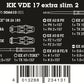 Wera Kraftform Kompakt VDE 17 Extra Slim 2 Tool Finder 17 Pieces 05006610001