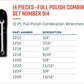 Wright Tool WRIGHTGRIP® 2.0 12 Point Combination Wrench Set 14 Piece SAE 914