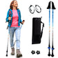 Motivator Walking Poles for Balance and Rehab - Patented Stability Grips - Lightweight, Adjustable, and Collapsible -2 Pieces Adjustable w/flip Locks, Detachable feet and Travel Bag - For Heights up to 6'2"