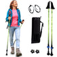 Motivator Walking Poles for Balance and Rehab - Patented Stability Grips - Lightweight, Adjustable, and Collapsible -2 Pieces Adjustable w/flip Locks, Detachable feet and Travel Bag - For Heights up to 6'2"