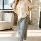 Zadie Ivory Short Sleeve Button Cardigan